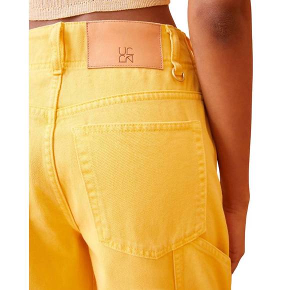 NEW ULLA JOHNSON olympia jean in dandelion wash - Picture 4 of 5